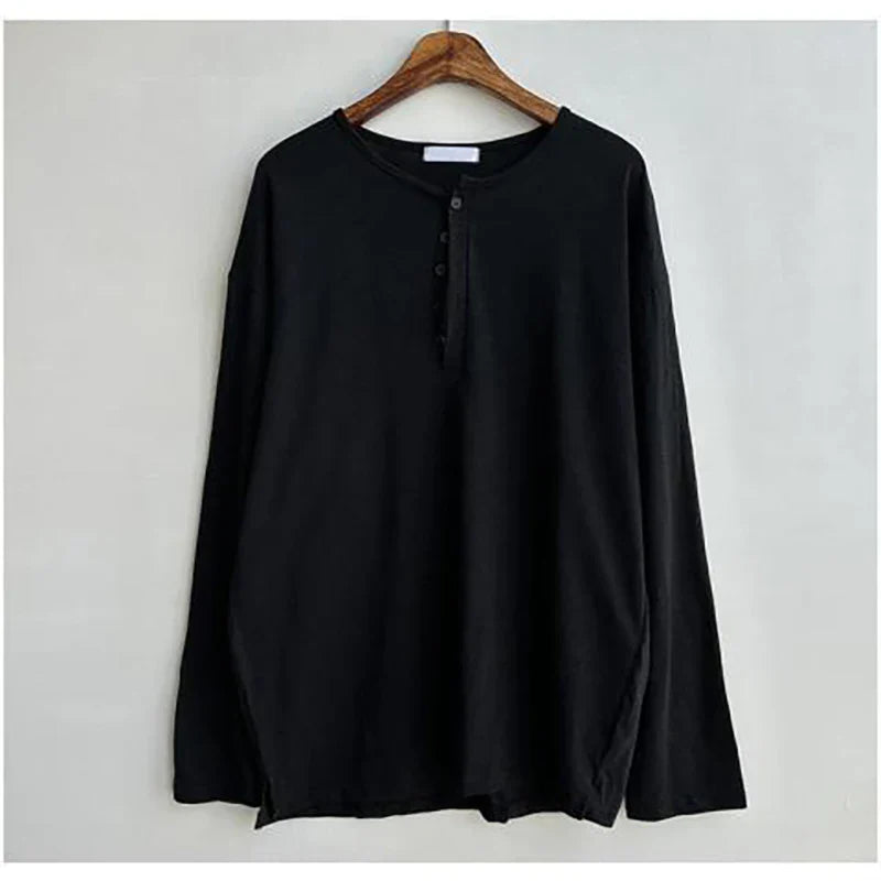 RELAXED OVERSIZED LONG SLEEVE T-SHIRT